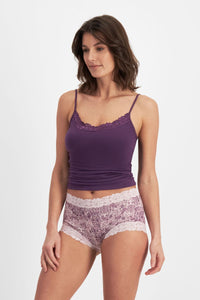 Parisienne® Cotton Full Brief /Petal Pastiche