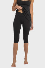 Load image into Gallery viewer, Poolproof Capri Swim Pant Black
