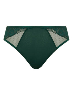 Josephine High Leg Brief - Forest Green