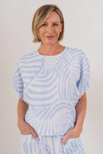 Load image into Gallery viewer, Palm Breeze Cap Sleeve Linen Top
