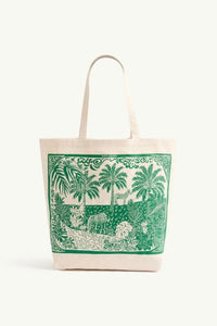 Beach Accessories Jungle Beach Tote Bag  - Kelly Green