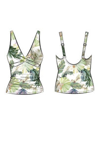 Lushara Delacroix Multifit Cup Tankini Top