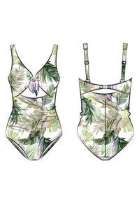 Lushara Cezanne D/DD Underwire One Piece White
