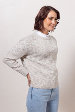 Load image into Gallery viewer, Crew Neck Sweater - Natural Speckle

