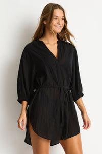 Salt Boho Shirt Black