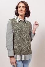 Load image into Gallery viewer, Round Neck Vest - Khaki Speckle
