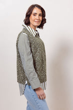 Load image into Gallery viewer, Round Neck Vest - Khaki Speckle
