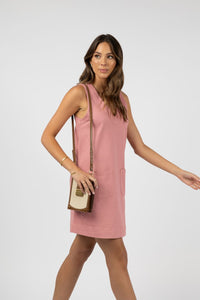 GIGI SHIFT DRESS Rose