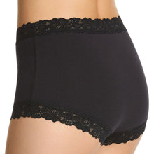 Load image into Gallery viewer, Parisienne Cotton Full Brief / Black

