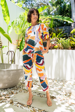 Load image into Gallery viewer, Cuff Sleeve Top - Abstract
