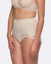 Load image into Gallery viewer, Whisper Firm Control Lace Brief - Nude/Nude
