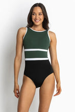 Load image into Gallery viewer, Pool High Neck One Piece - Forest

