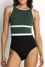 Load image into Gallery viewer, Pool High Neck One Piece - Forest

