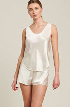 Load image into Gallery viewer, Pure Silk Singlet Set /Creme
