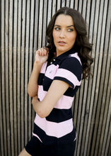 Load image into Gallery viewer, womens goondiwindi cotton polo navy rose
