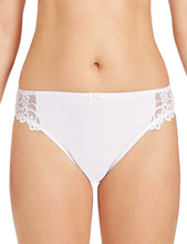Load image into Gallery viewer, Coral Hi Cut Brief / White
