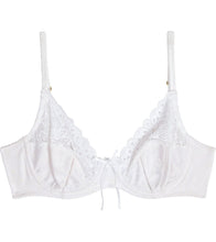 Load image into Gallery viewer, Yvette Lace Underwire Bra / White
