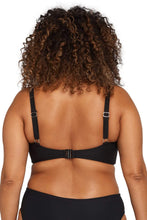 Load image into Gallery viewer, Hues Black Delacroix Bikini Top - BLACK
