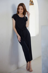 Callista Midi Dress / Black