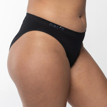 Load image into Gallery viewer, Nat V Basics - Callie Brief Natural Hip Bikini / Black
