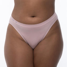 Load image into Gallery viewer, Nat V Basics - Callie Brief Natural Hip Bikini / Blush
