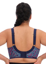 Load image into Gallery viewer, Elomi Energise Underwired Sports Bra - Navy Geo
