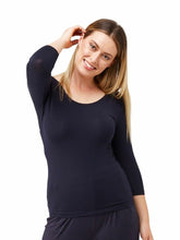 Load image into Gallery viewer, Tani 3/4 Sleeve Scoop / French Navy
