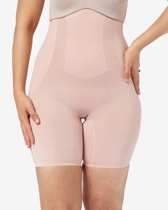 Smooth High Waist Short With Control Panels / BLUSH