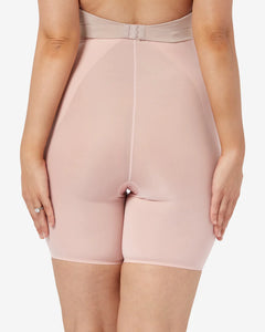 Smooth High Waist Short With Control Panels / BLUSH