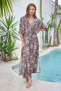 Ines Maxi Dress / Leopard