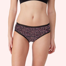 Load image into Gallery viewer, Period Cotton Bikini Brief / LEOPARD MOCHA
