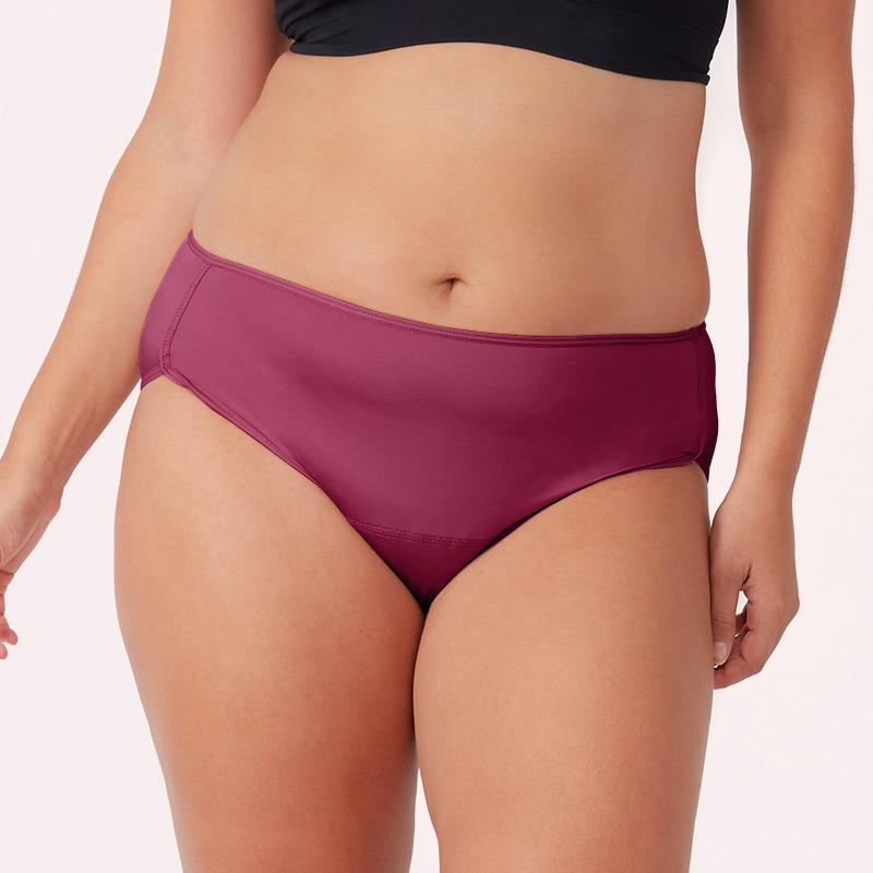 Midi Brief Period Undies / PLUM
