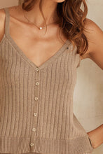Load image into Gallery viewer, Pixie Knit Singlet / Taupe
