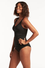 Load image into Gallery viewer, Essentials Tank Style Singlet Swimwear- Black
