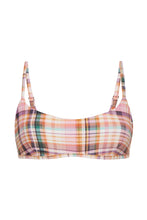 Load image into Gallery viewer, Picnic Check Crop Bralette Swimwear
