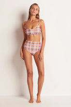 Load image into Gallery viewer, Picnic Check High Waist Pant Swimwear
