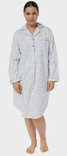 Load image into Gallery viewer, Apple Blossom Nightshirt Blue
