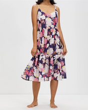 Load image into Gallery viewer, FLORIA - Cotton Silk Floral Night Dress
