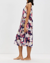 Load image into Gallery viewer, FLORIA - Cotton Silk Floral Night Dress
