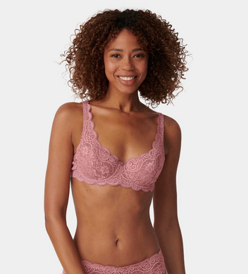 Barely There Lace Contour Bra / Dusty Pink – shanslingerie