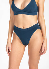 Load image into Gallery viewer, Nat V Basics - Callie Brief Natural Hip Bikini / In the Navy
