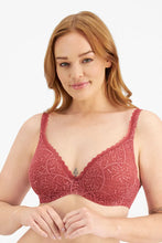 Load image into Gallery viewer, Barely There Lace Contour Bra / Copper Rouge
