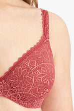 Load image into Gallery viewer, Barely There Lace Contour Bra / Copper Rouge
