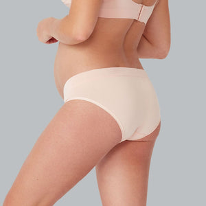 Bamboo Maternity Brief / Pink Putty