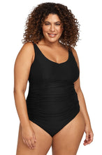 Load image into Gallery viewer, Hues Raphael E/F Underwire One Piece - BLACK
