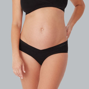 Bamboo Maternity Brief / Charcoal