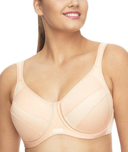 Full Support Non-Padded Sports Bra / NUDE GLOW