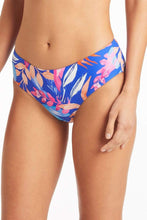 Load image into Gallery viewer, Cabana Mid Bikini Pant - Cobalt
