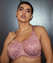 Load image into Gallery viewer, Elomi Energise Underwired Sports Bra - Dusky Leopard
