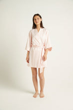 Load image into Gallery viewer, Cloud Pink Camille Wrap Gown
